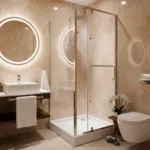 Mampara Shower Door 70x70 Cm Puerta Abatible - Imagen 4