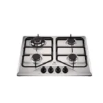 Encimera a Gas 4 Platos Electrolux Experience Multi Llama y Parrilla de Hierro Fundido KE4XC Inox