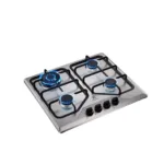 Encimera a Gas 4 Platos Electrolux Experience Multi Llama y Parrilla de Hierro Fundido KE4XC Inox - Imagen 4