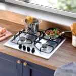 Encimera a Gas 4 Platos Electrolux Experience Multi Llama y Parrilla de Hierro Fundido KE4XC Inox - Imagen 5