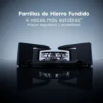 Encimera a Gas 5 Platos Electrolux Experience Tecnología de Cocción Precisa KE5GC Negra - Imagen 6