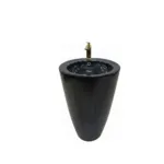 Lavamanos Con Pedestal Integrado Cono Negro 48x84 Cm - Imagen 4
