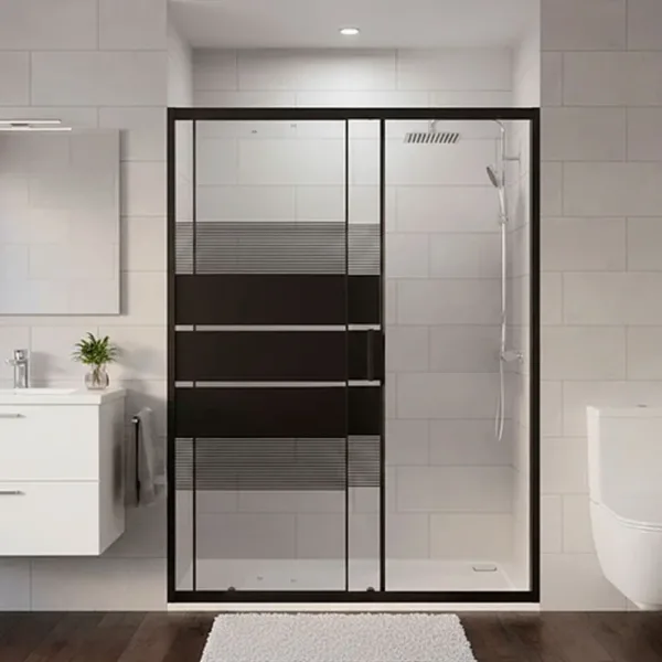 MAMPARA AJUSTABLE 140-160 LIENZO NEGRO X 185 CMS - Imagen 2