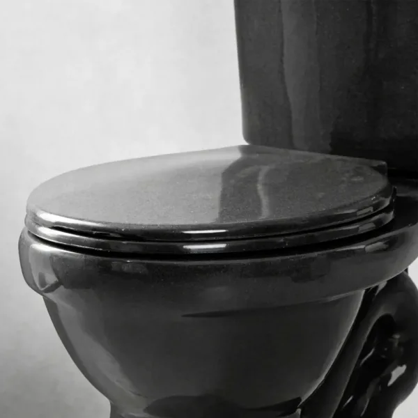 Sala De Baño 4 Piezas Negro Wc 30 Cms Y Lavamanos - Imagen 6