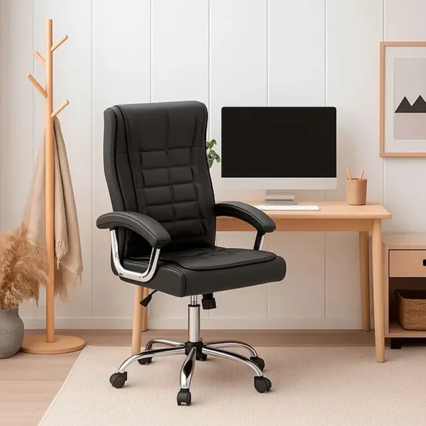 Sillón  Toscana Ejecutiva de Oficina - Negro - Imagen 3