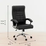Sillón Toscana Ejecutiva de Oficina - Negro - Imagen 4