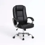 Sillón de Oficina Ejecutiva Magnus Cuero Sintético - Negro