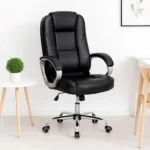 Sillón de Oficina Ejecutiva Magnus Cuero Sintético - Negro - Imagen 2