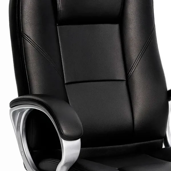 Sillón de Oficina Ejecutiva Magnus Cuero Sintético - Negro - Imagen 6