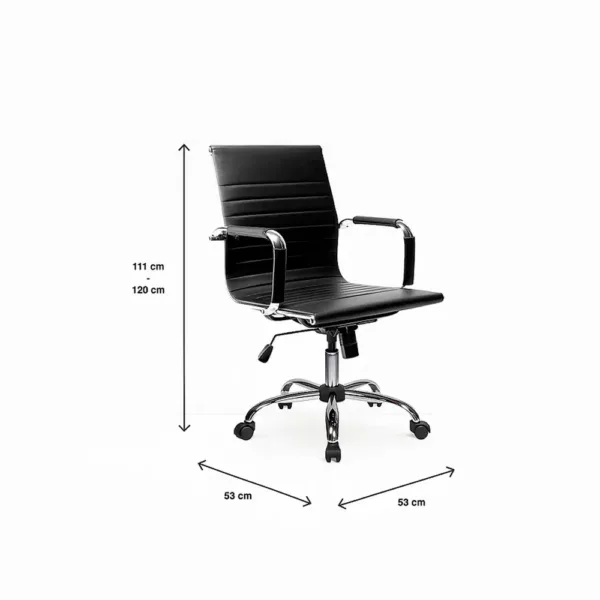 Silla de Oficina Eolia - Negro - Imagen 4