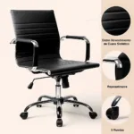 Silla de Oficina Eolia - Negro - Imagen 5
