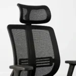 Silla de oficina mesh negra ejecutiva con apoyabrazos y cabeza - Imagen 6