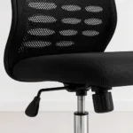 Silla oficina simply mesh negra con apoyabrazos y cabeza - Imagen 6