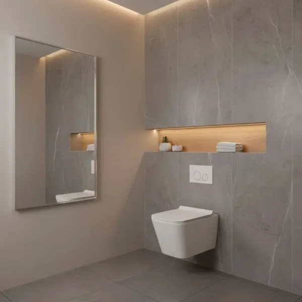 Wc Suspendido Fontana Square Con Cisterna - Imagen 2