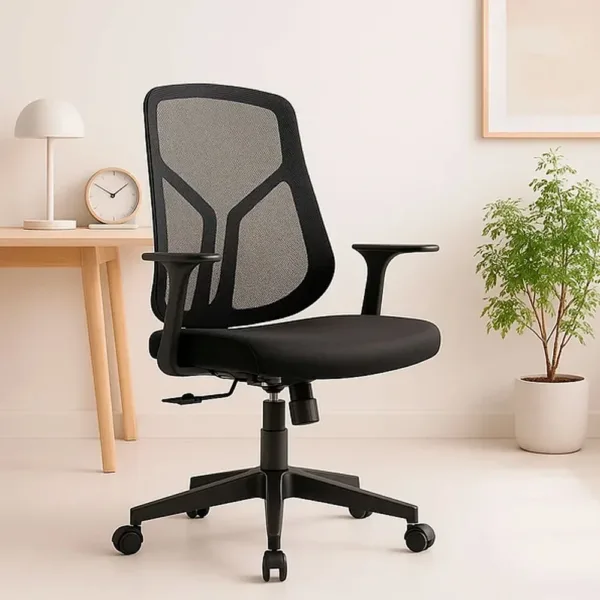 Silla de Oficina Ergonómica Nova Mesh - Negra - Imagen 2