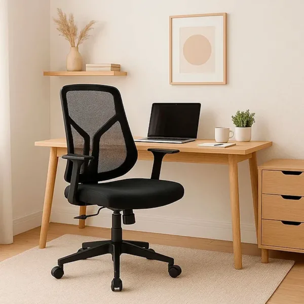 Silla de Oficina Ergonómica Nova Mesh - Negra - Imagen 3