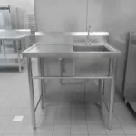 Lavafondo Acero Inoxidable 100x60 Con Secado