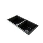 Lavaplatos empotrar Negro 78x43x25 cm