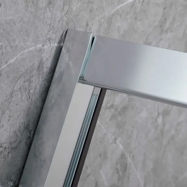 MAMPARA AJUSTABLE 120-140 X 185 CMS TRANSLUCIDO Y FRANJAS BLANCAS - Imagen 8