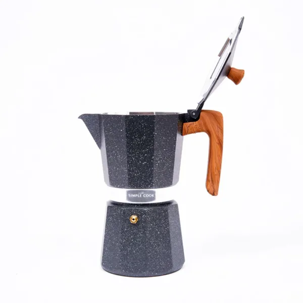 Cafetera Italiana Volterra 6 Tazas Simple Cook - Imagen 3