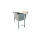Lavafondo Acero Inox 100x60x90 Cms Profundidad 40cm - Imagen 6