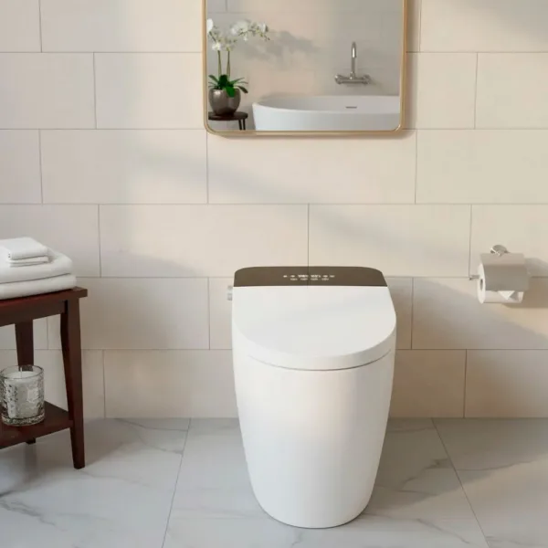 Wc Inodoro Inteligente Dechaus Descarga 30 Cms A Piso 709 - Imagen 3