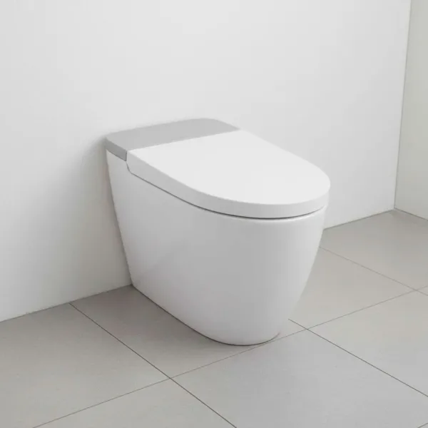 Wc Inteligente Apertura/cierre Automático Descarga 30 Gris - Imagen 3