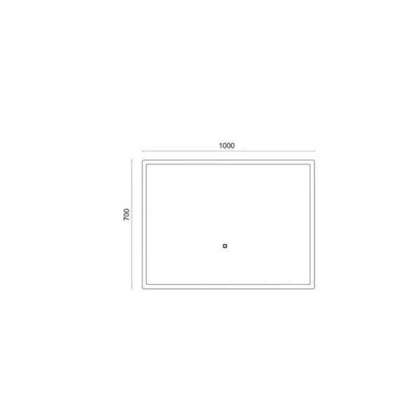 Espejo LED 70x100 cm Rectangular - Imagen 2