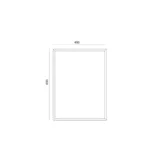 Espejo Rectangular 45x60 cm - Imagen 3