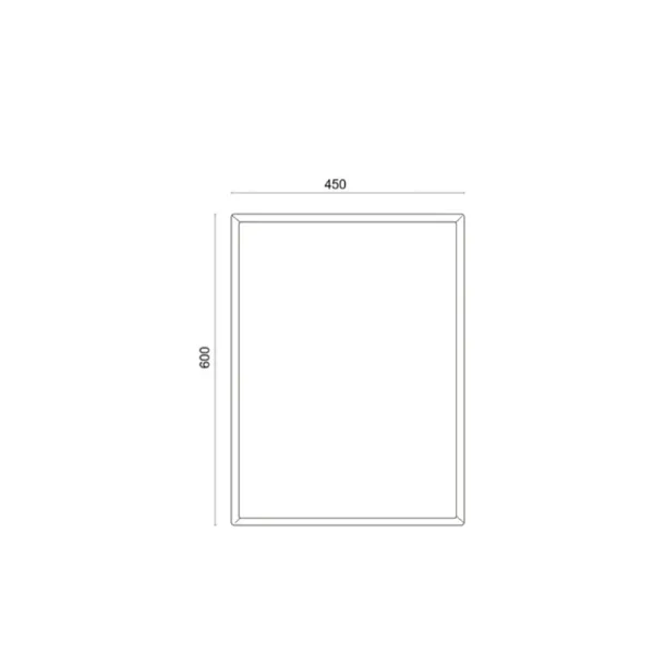 Espejo Rectangular 45x60 cm - Imagen 3