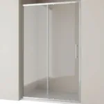 Mampara Ajustable 150-160 X 190 Cms Transparente-cromo - Imagen 3