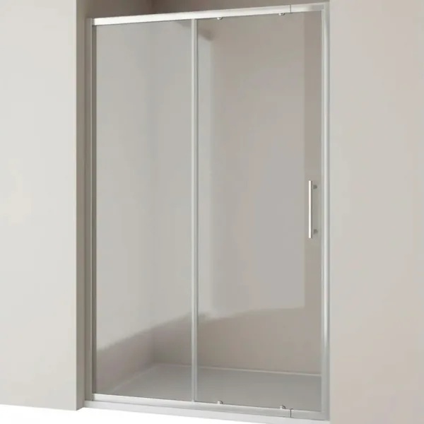 Mampara Ajustable 150-160 X 190 Cms Transparente-cromo - Imagen 3