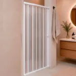 MAMPARA DE DUCHA 80-115X185 CMS EN PVC TIPO FLEXBOX BLANCO - Imagen 6