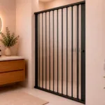 MAMPARA DE DUCHA 130-145X185 CMS EN PVC TIPO  FLEXBOX  NEGRO - Imagen 5