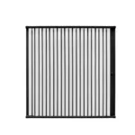 MAMPARA DE DUCHA 145-160X185 CMS EN PVC TIPO FLEXBOX NEGRO - Imagen 4