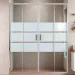 MAMPARA AJUSTABLE 160-180 CMS LIENZO BLANCO - Imagen 3