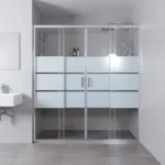 MAMPARA AJUSTABLE 160-180 CMS LIENZO BLANCO - Imagen 4