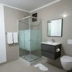 Mampara Shower Door En L 90x90x192 Vidrio Franjas Blancas