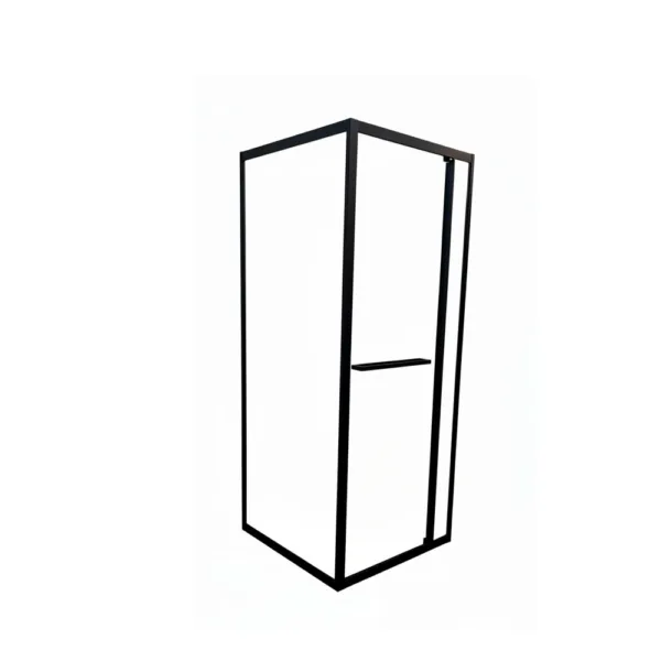 Mampara Shower Door Puerta Abatible Hacia Interior 80x80cms - Imagen 7