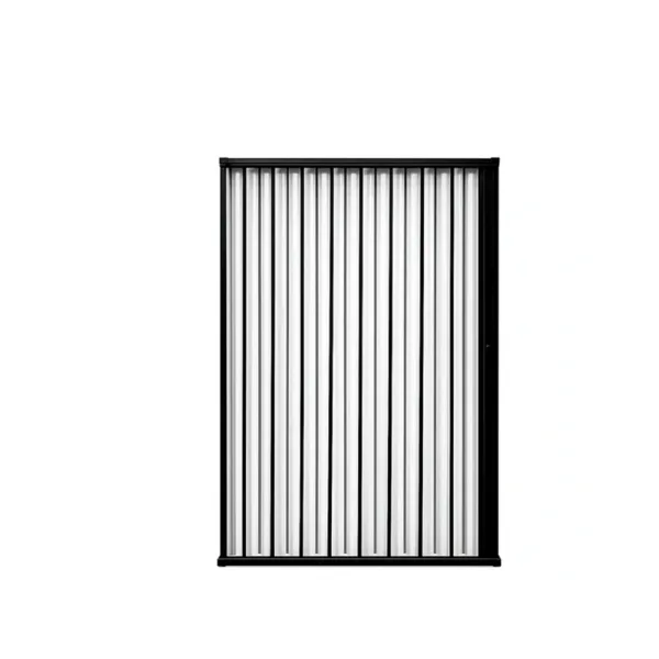 MAMPARA DE DUCHA 115-130X185 CMS EN PVC TIPO FLEXBOX NEGRO - Imagen 2