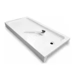 Receptáculo Fibra Vidrio - Acrílico 160x70x13cms Con Desagüe - Imagen 4