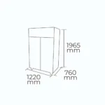 Refrigerador A.I. 2 puertas 1.000 lts - Imagen 2