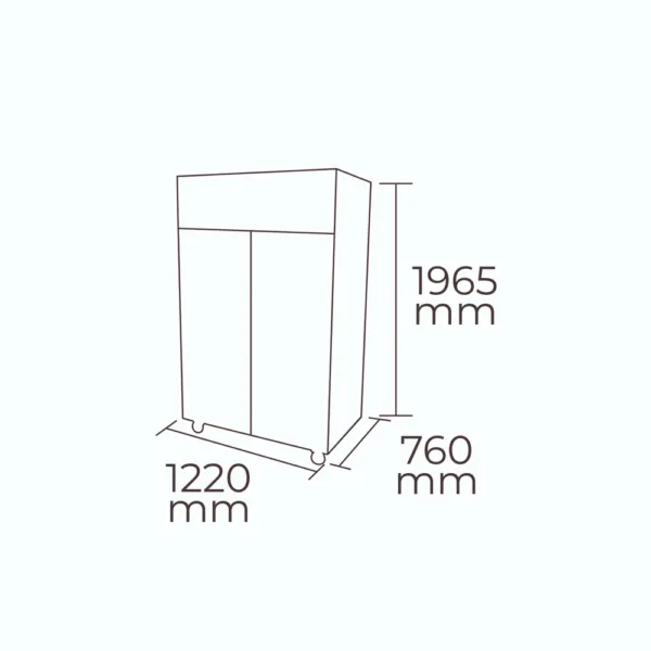 Refrigerador A.I. 2 puertas 1.000 lts - Imagen 2