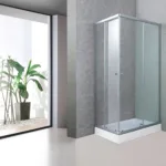 Shower Door Vidrios Transparentes 100x80 cms - Imagen 2