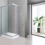 Shower Door Vidrios Transparentes 100x80 cms - Imagen 3