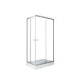 Shower Door Vidrios Transparentes 100x80 cms - Imagen 5