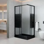 SHOWER DOOR NEGRO 110X70 CMS - Imagen 4