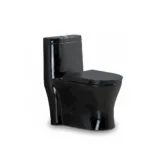 Wc One Piece Titan Negro Descarga 30cms Dechaus - Imagen 4