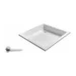 Receptáculo Ducha Empotrado Acrílico 70x70 Cms - Imagen 2