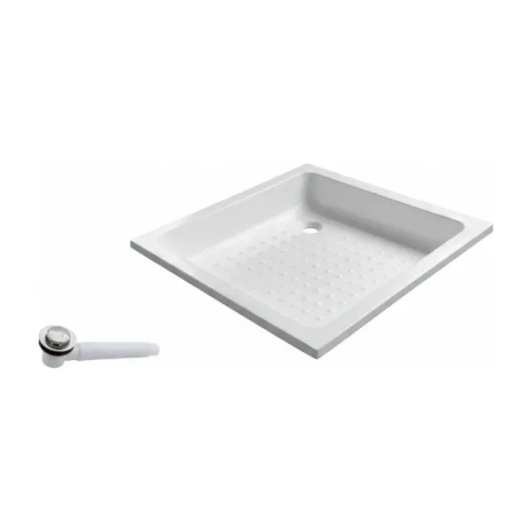 Receptáculo Ducha Empotrado Acrílico 70x70 Cms - Imagen 2